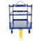 Vestil Blue/Yellow Steel Adjustable Ergo Cart Mold On Rubber Casters AEC-3660-3-MR - alternate 4